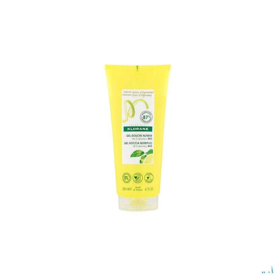 Klorane Corps Gel Douche Zeste Agrumes 200 ml