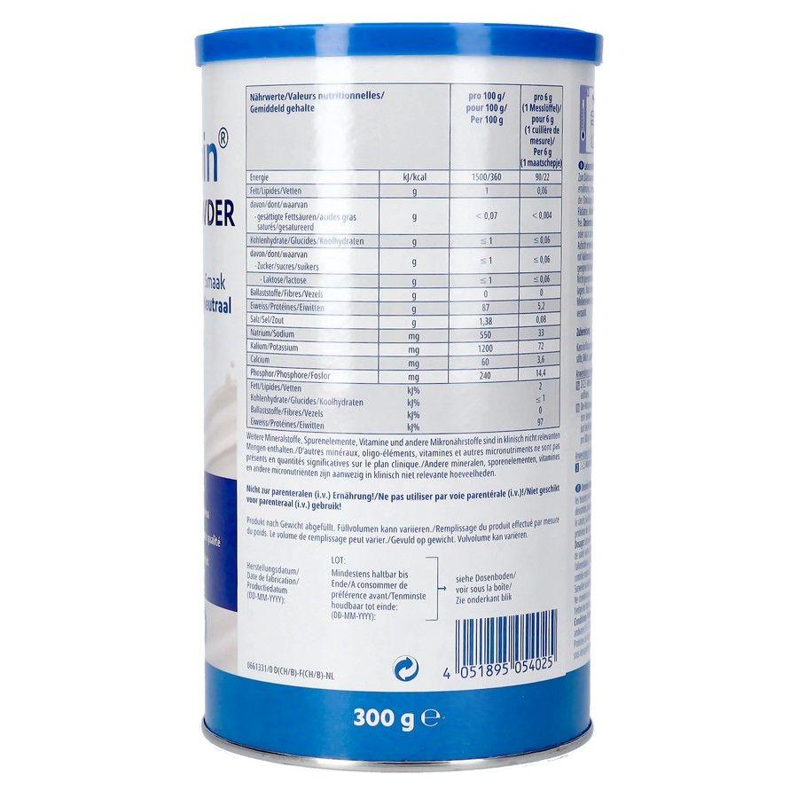 Fresubin Protein Powder 300 gr Neutre/neutraal  -  Fresenius