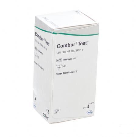 Combur 5 Test Strips 100 11893467255  -  Roche Diagnostics