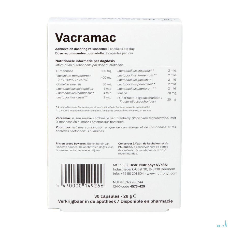 Vacramac 30 Caps 3X10 Nutriphyt