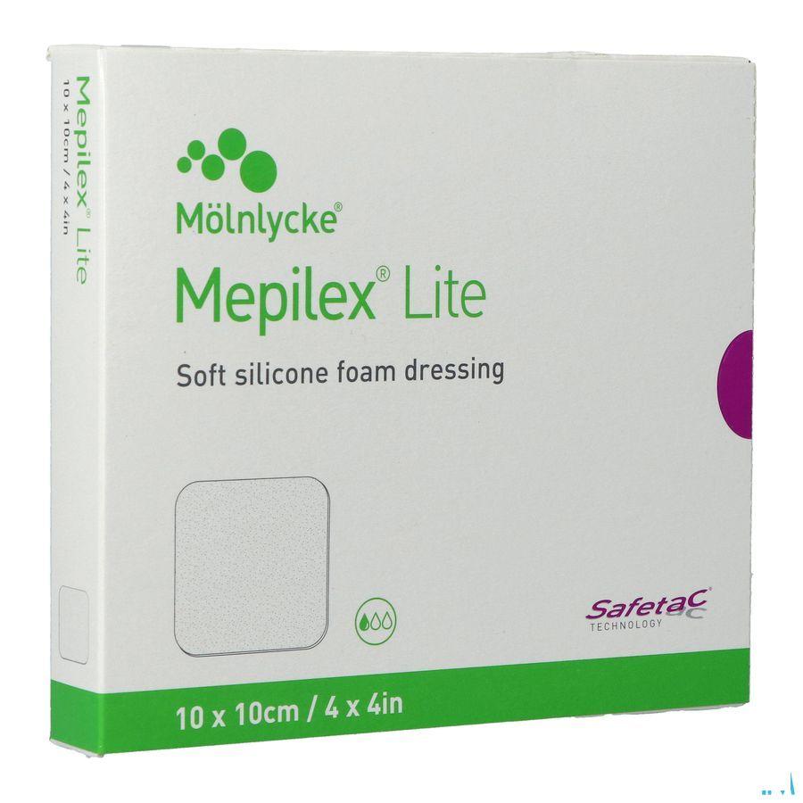 Mepilex Lite Dun Verband Sil Ster 10x10,00cm 5 284100  -  Molnlycke Healthcare