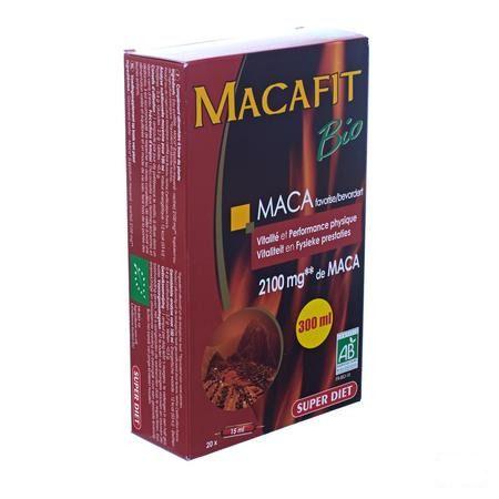 Super Diet Macafit Bio Ampullen 20x15 ml  -  Superdiet Laboratoires