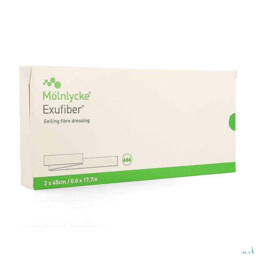 Exufiber Gel.Fibre Dressing Ster Wiek 2,0 x 45 5