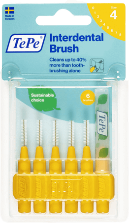 Tepe Interdental Brush 0,70mm Yellow 6 