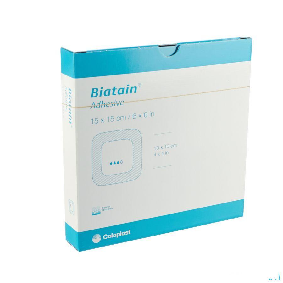Biatain Pansement Mousse Adh 15,0X15,0Cm 5 33421  -  Coloplast