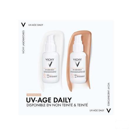 Vichy Cap Sol Uv-Age Tintee Light Ip50 + 40 ml  -  Vichy