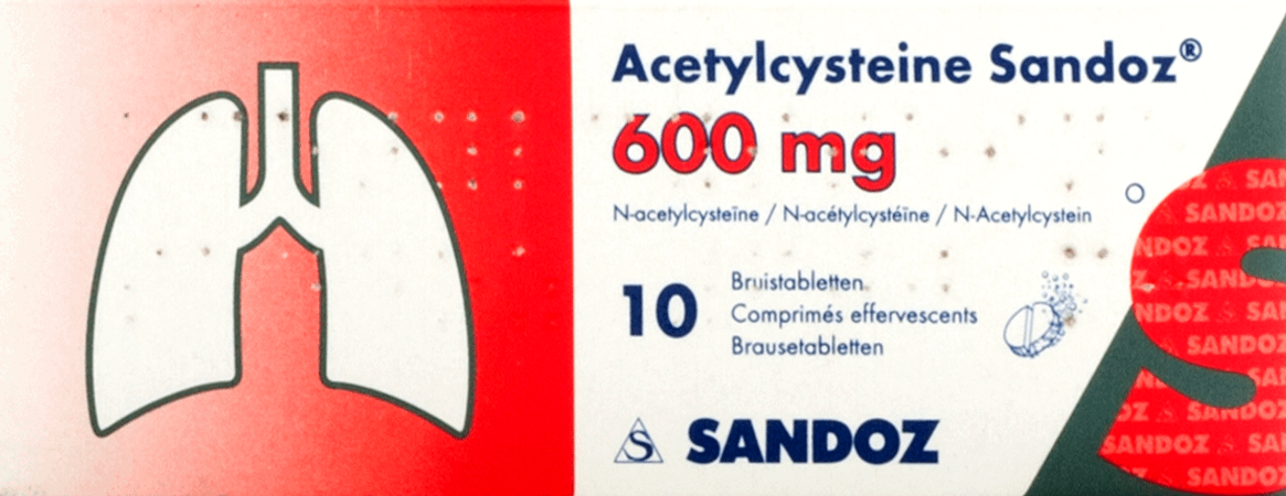 Acetylcysteine Sandoz 600 mg Cpr Eff. 10