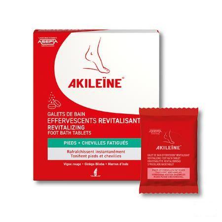 Akileine galets Bain Efferv.Revitalisants 6X20g