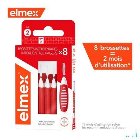 Elmex Set Brossettes Interdentaires Iso 2 0,9Mm 8