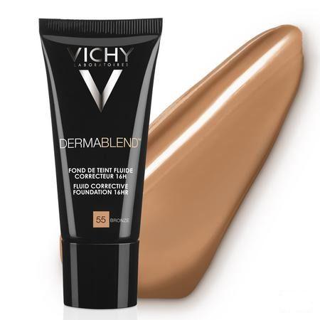 Vichy Fdt Dermablend Fluide 55 Bronze 30 ml  -  Vichy