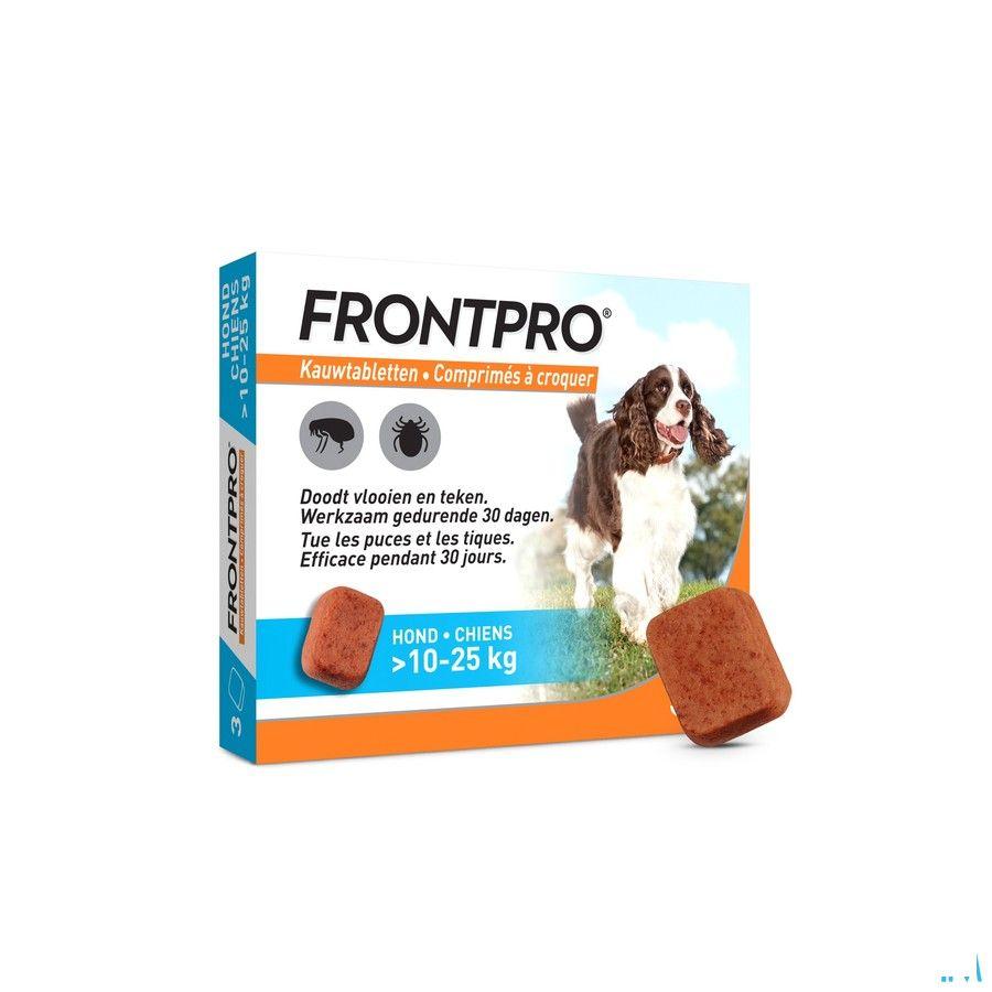 Frontpro 68Mg >10-25Kg Hond Kauwtabl 3