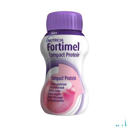 Fortimel Compact Protein Aardbei 4x125 ml  -  Nutricia