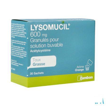 Lysomucil 600 Gran Zakjes 30 X 600 mg