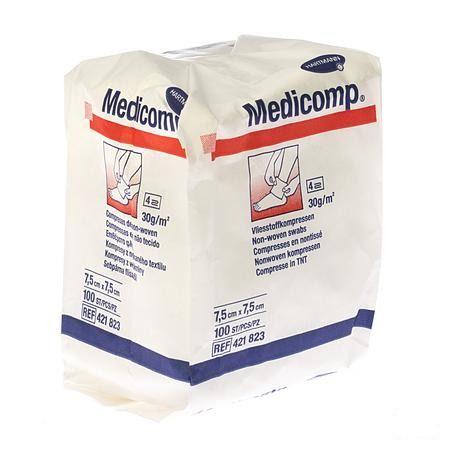 Medicomp 7,5x7,5cm 4l. Nst. 100 P/s  -  Hartmann