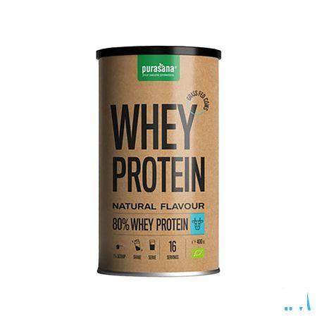 Purasana Plant.protein Wei 80% Naturel Bio 400 gr