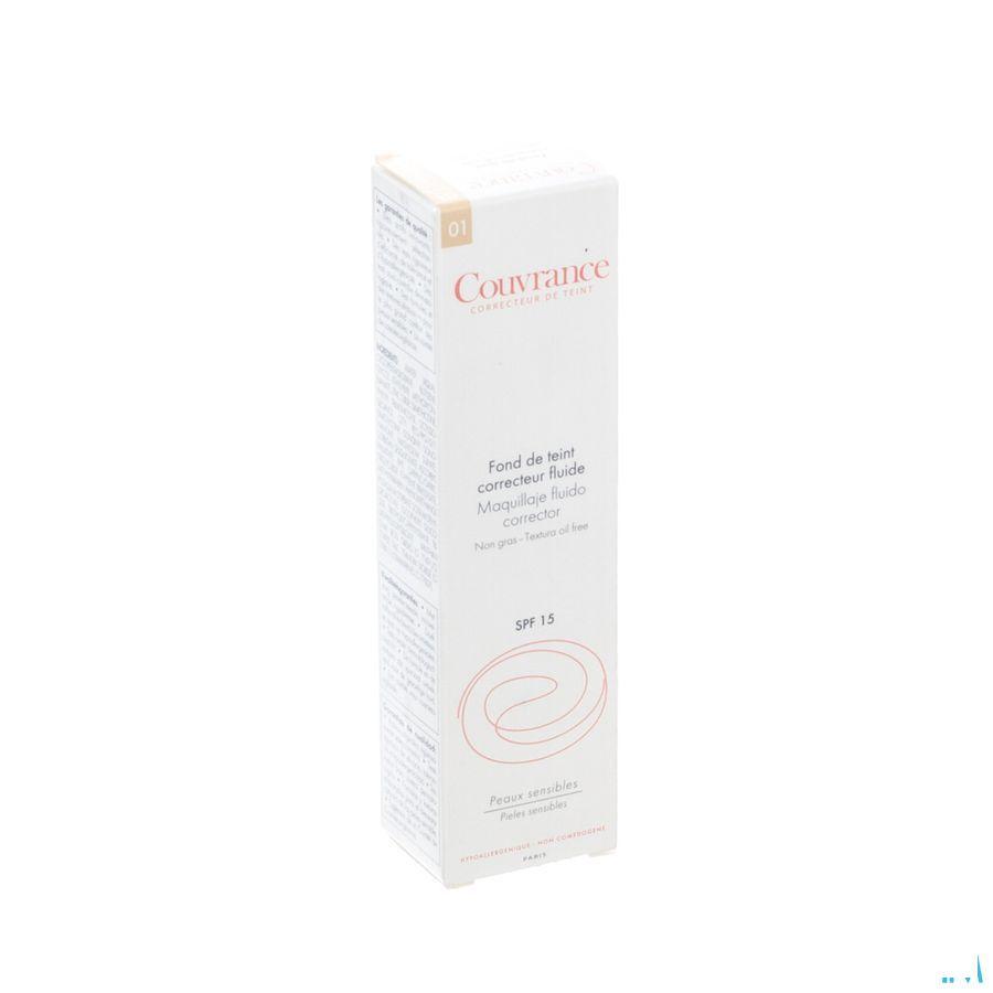Avene Couvrance Fdt Fluide 01 Porcelaine 30 ml  -  Avene