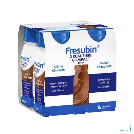 Fresubin 2 Kcal Fibre Compact Drink Choco 4X125ml