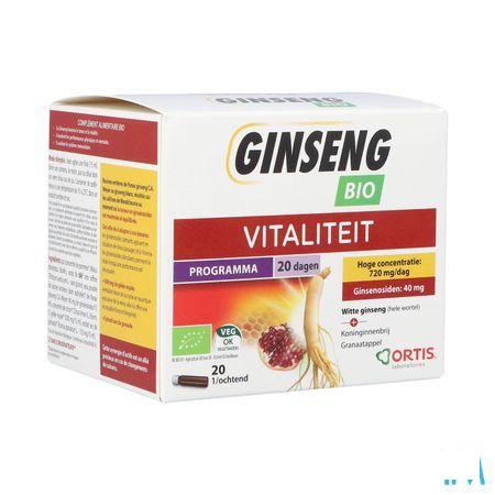 Ortis Ginseng Bio S/Alcool 20X15 ml  -  Ortis