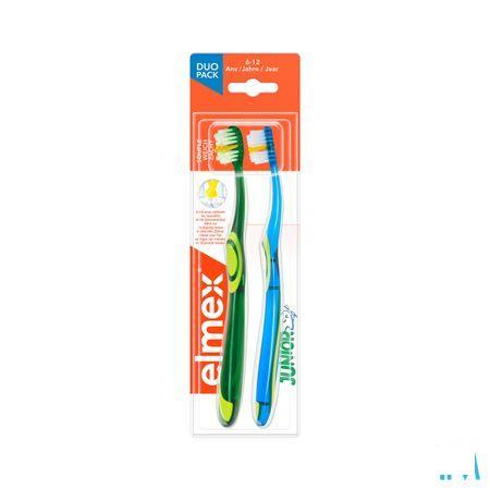 Elmex Brosse A Dents Junior 6-12 Ans Souple Duopac