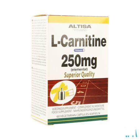 Altisa L-carnitine 250 mg (carnipure) Comprimes 60  -  Dieximport