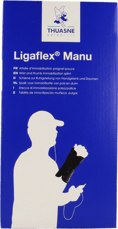 Ligaflex Manu Pols Links Zwart T4  -  Thuasne Benelux