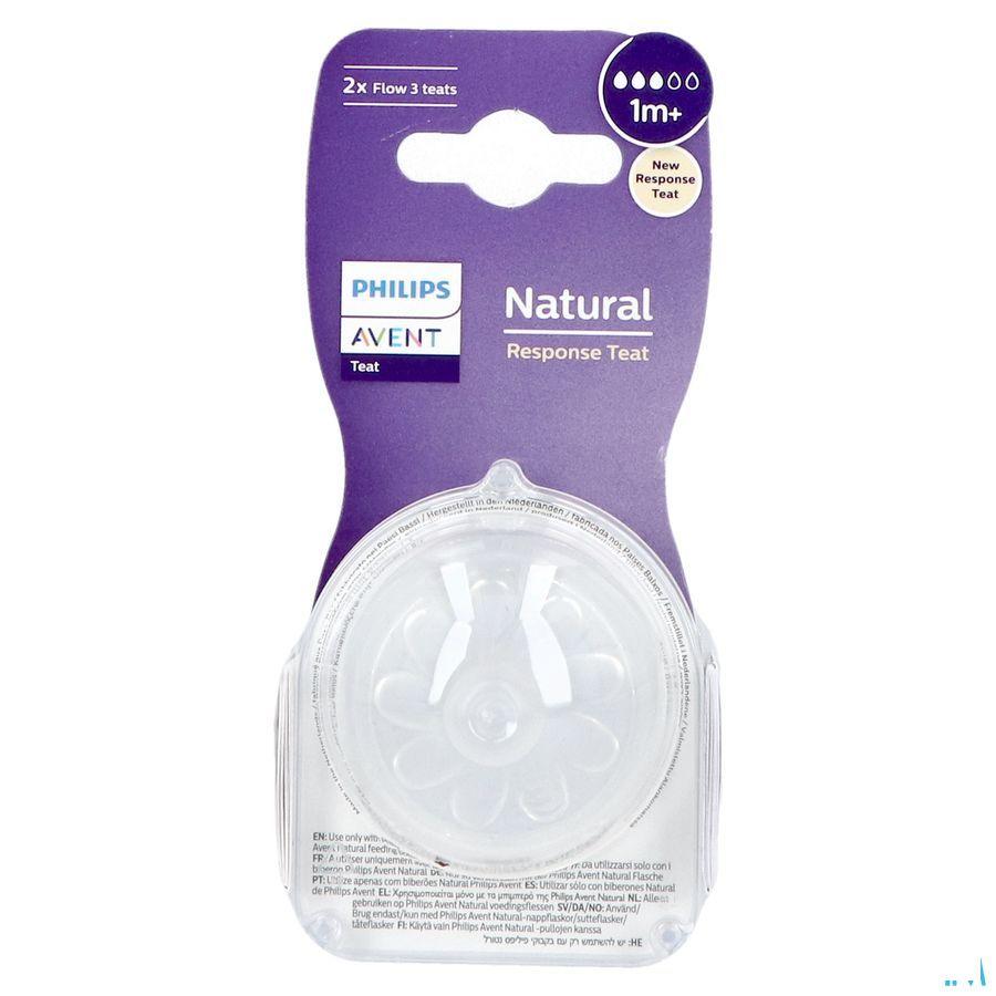 Philips Avent Natural 3.0 Zuigspeen 1M+ T3 1