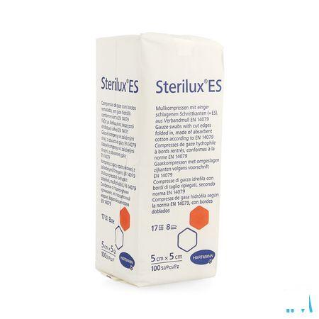 Sterilux Es 5x5cm 8l.nst. 100 P/s  -  Hartmann