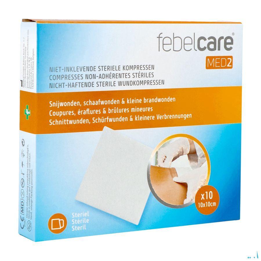 Febelcare Med2 Komp.n-inkl. Ster. 10,0x10,0cm 10x1