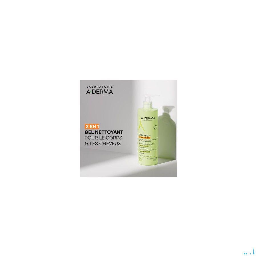 Aderma Exomega Control Gel Lavant 2en1 500 ml  -  Aderma