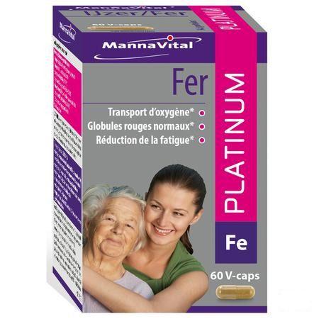 Mannavital Fer Platinum V-Capsule 60