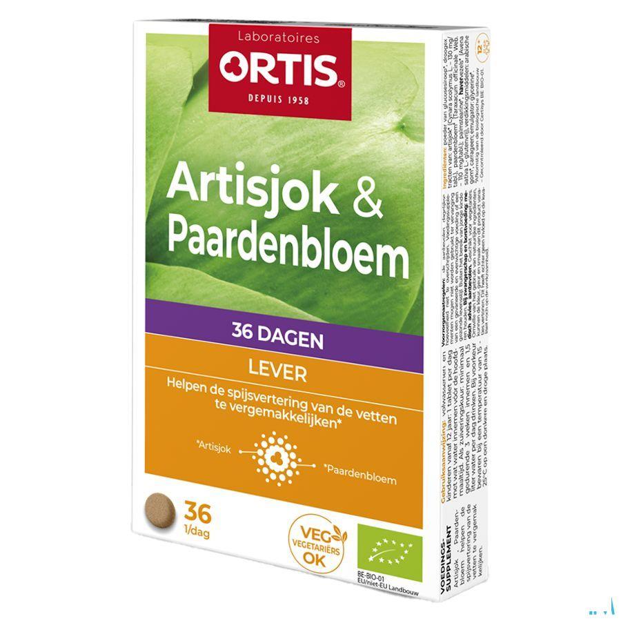 Ortis Artisjok-Paardebloem Bio Tabl 36