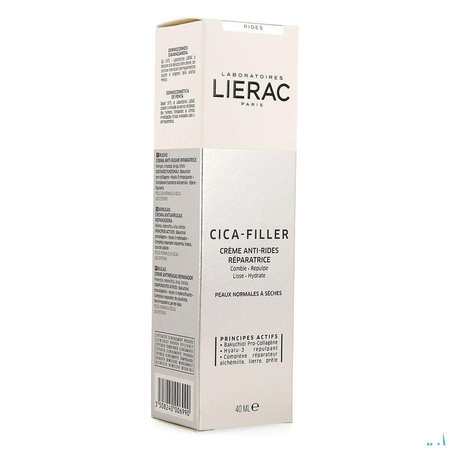 Lierac Cica Filler Creme Anti rimpel Herstel. Tube 40 ml