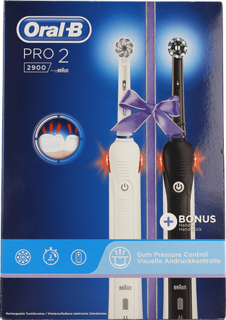Oral-B Pro Duo Pack 2900 Black + White