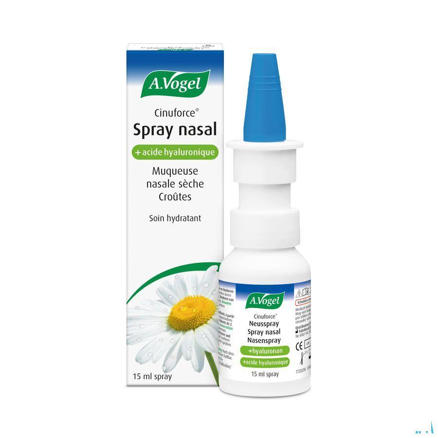 Vogel Cinuforce Neusspray Droog Slijmvlies 15 ml  -  A.vogel