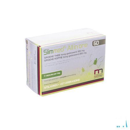 Slimmed All In One Blister V-Capsule 4x15  -  Nutrimed