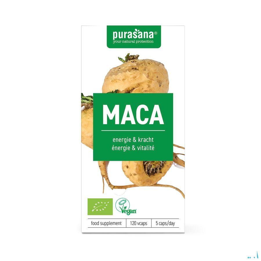 Purasana Vegan Maca 300Mg Bio V-Caps 120