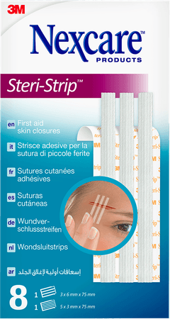 Steri-Strip 3M Hechtstrips Adh Assortiment 8