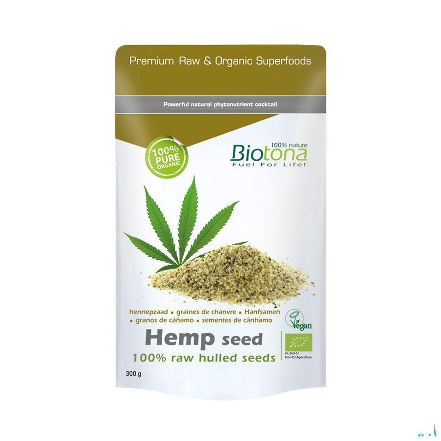 Biotona Hemp Raw Hulled Seed 300 gr  -  Keypharm
