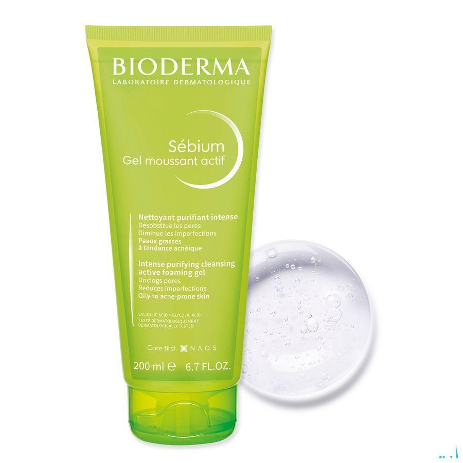 Bioderma Sebium Gel Moussant Actif Tube 200 ml