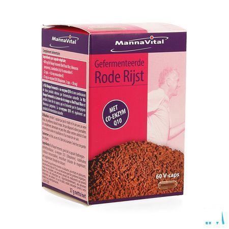Mannavital Rode Rijst Gefermenteerd + co Enzyme Q10