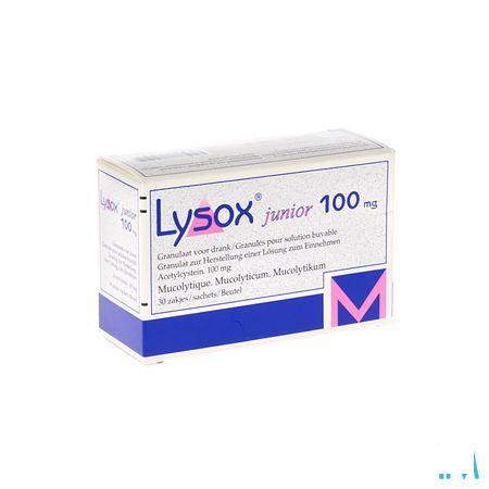 Lysox Junior Gran Zakjes 30x100 mg  -  Menarini
