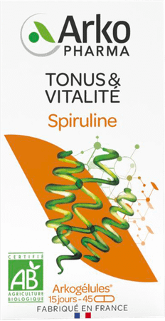 Arkogelules Spiruline Bio Capsule 45  -  Arkopharma