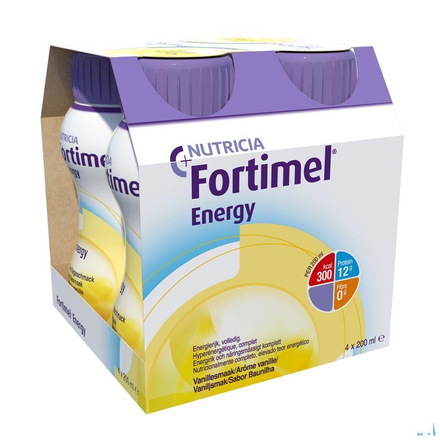 Fortimel Energy Vanille 4x200 ml 2320521  -  Nutricia