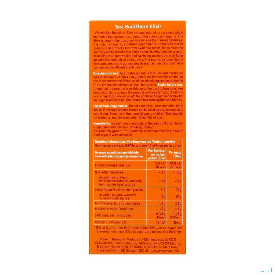 Weleda Elixir Argousier 200 ml