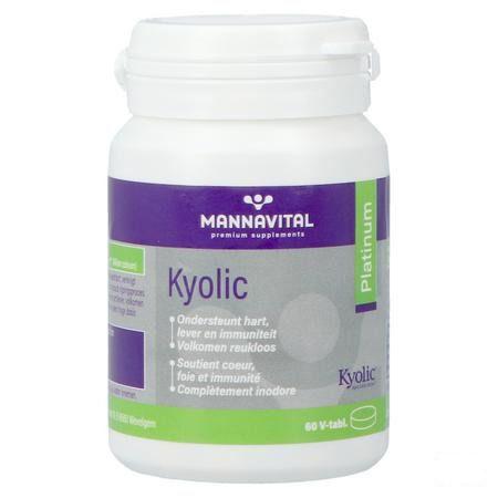 Mannavital Kyolic Platinum (gefermenteerde Knoflook) 60 caps