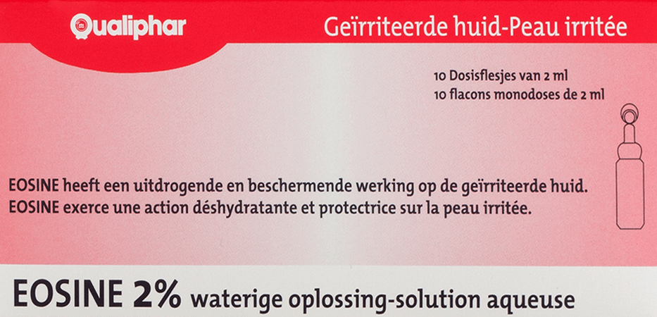 Eosine 2% Qualiphar Monodosissen Ampoule 10x2 ml