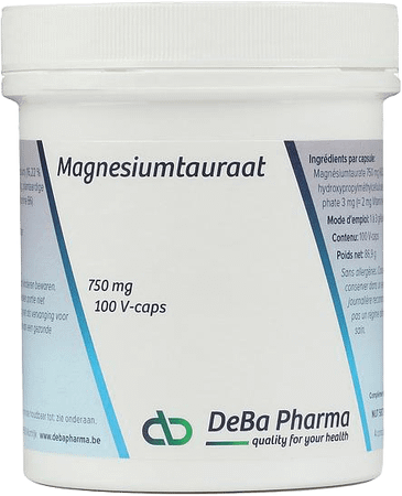 Magnésium Taurate V-Capsule 100x750 mg  -  Deba Pharma
