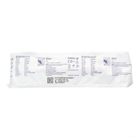 Bd Plastipak Spuit Luer 50-60  ml 1 300866