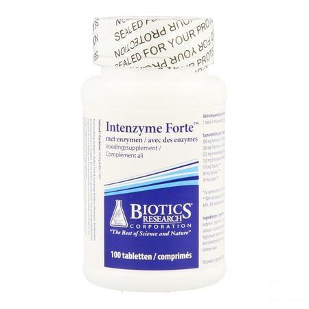 Biotics Intenzyme Forte 100 tabletten  -  Energetica Natura