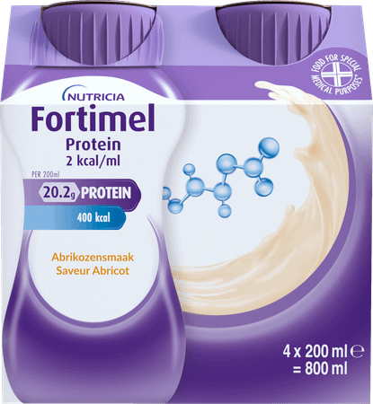 Fortimel Protein 2Kcal Abrikoos 4X200 ml